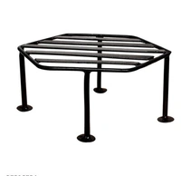  Hexagon  Iron  Planter Stand It is Suitable For Outdoor as Well as Indoor  Pack of2 -  ,  Pack of 4, Hexagon